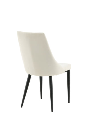 Venture Home Leone Matstol - Svarta Ben / Beige Manchester