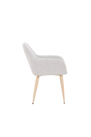 Venture Home Komfortmatstol 2-pack - ljusgrå / FSC 100%