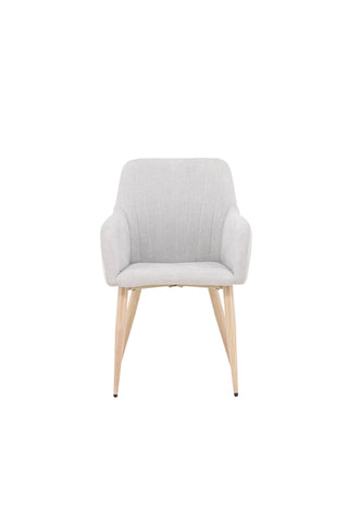 Venture Home Komfortmatstol 2-pack - ljusgrå / FSC 100%