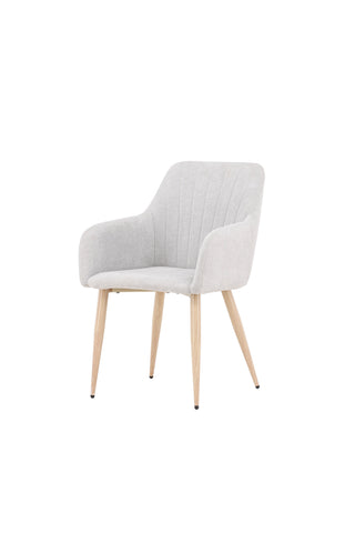 Venture Home Komfortmatstol 2-pack - ljusgrå / FSC 100%