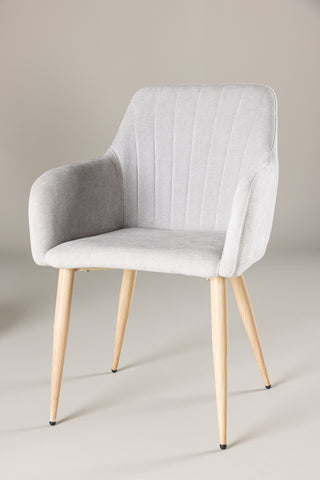 Venture Home Komfortmatstol 2-pack - ljusgrå / FSC 100%