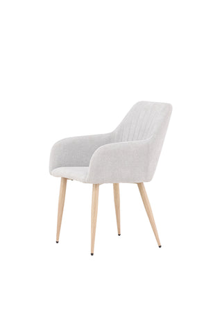 Venture Home Komfortmatstol 2-pack - ljusgrå / FSC 100%