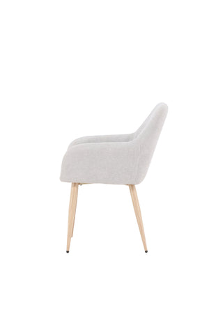Venture Home Komfortmatstol 2-pack - ljusgrå / FSC 100%