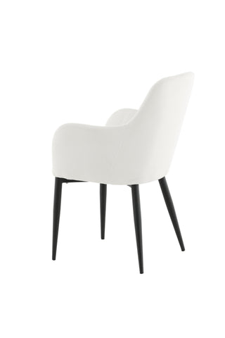 Venture Home Komfortmatstol 2-pack - Svarta ben / Beige manchester