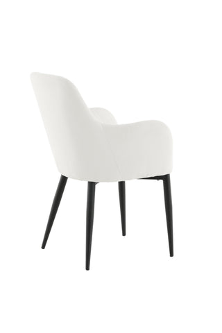Venture Home Komfortmatstol 2-pack - Svarta ben / Beige manchester