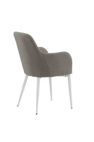 Venture Home Komfortstol 2-pack Polargrå - Vita ben