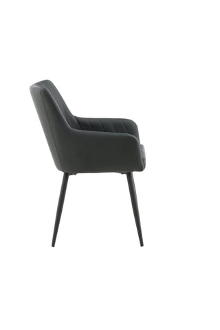 Venture Home Comfort - Matstol 2-pack - svart/svart