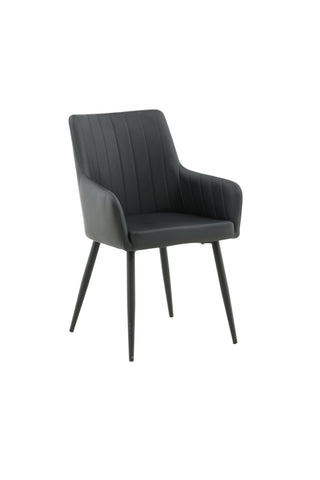 Venture Home Comfort - Matstol 2-pack - svart/svart