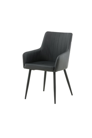 Venture Home Comfort - Matstol 2-pack - svart/svart