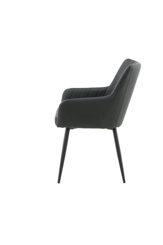 Venture Home Comfort - Matstol 2-pack - svart/svart