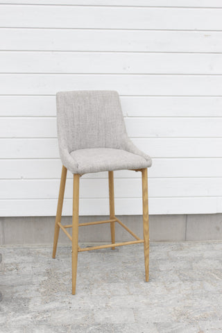 Venture Home Plaza - Barstol 2-pack - Ek/Ljusgrå