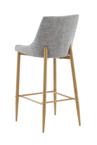 Venture Home Plaza - Barstol 2-pack - Ek/Ljusgrå