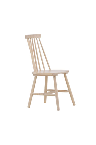 Venture Home Lönneberga Matstol 2-pack - Whitewash / Whitewash Massivt gummiträ