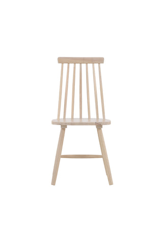 Venture Home Lönneberga Matstol 2-pack - Whitewash / Whitewash Massivt gummiträ