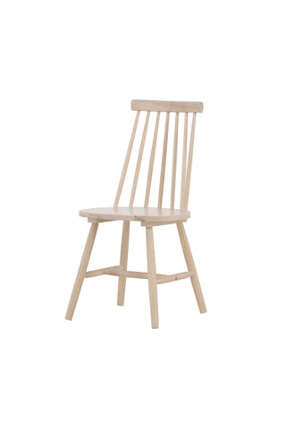 Venture Home Lönneberga Matstol 2-pack - Whitewash / Whitewash Massivt gummiträ