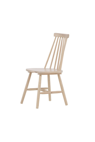 Venture Home Lönneberga Matstol 2-pack - Whitewash / Whitewash Massivt gummiträ