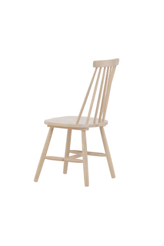 Venture Home Lönneberga Matstol 2-pack - Whitewash / Whitewash Massivt gummiträ