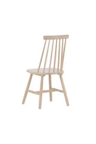 Venture Home Lönneberga Matstol 2-pack - Whitewash / Whitewash Massivt gummiträ