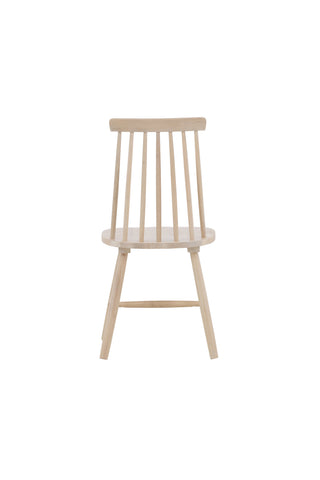 Venture Home Lönneberga Matstol 2-pack - Whitewash / Whitewash Massivt gummiträ