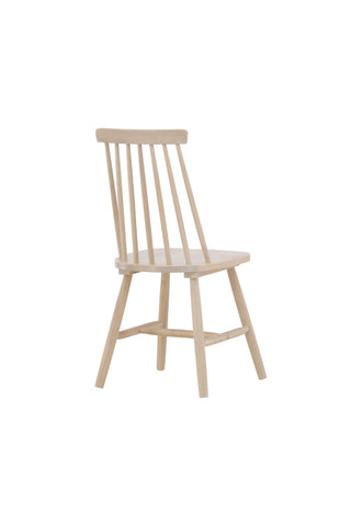 Venture Home Lönneberga Matstol 2-pack - Whitewash / Whitewash Massivt gummiträ