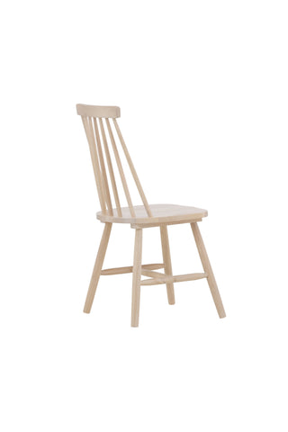 Venture Home Lönneberga Matstol 2-pack - Whitewash / Whitewash Massivt gummiträ