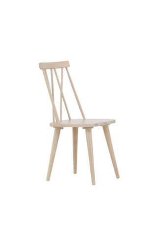 Venture Home Mariette Matstol 2-pack - Whitewash / Whitewash Massivt gummiträ