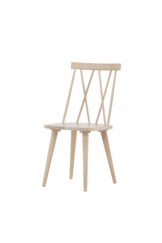 Venture Home Mariette Matstol 2-pack - Whitewash / Whitewash Massivt gummiträ