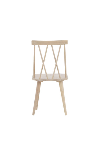 Venture Home Mariette Matstol 2-pack - Whitewash / Whitewash Massivt gummiträ