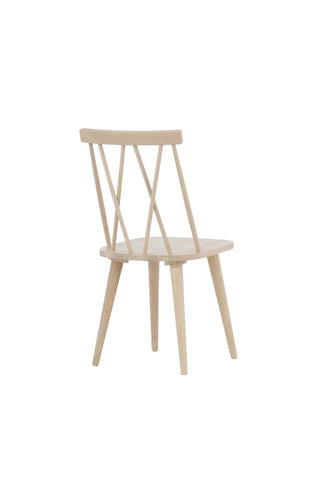 Venture Home Mariette Matstol 2-pack - Whitewash / Whitewash Massivt gummiträ