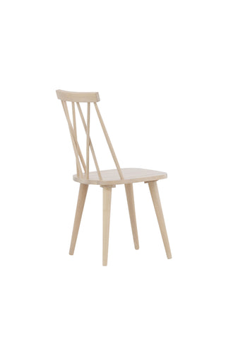 Venture Home Mariette Matstol 2-pack - Whitewash / Whitewash Massivt gummiträ