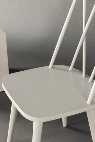 Venture Home Mariette Matstol 2-pack - Ljusgrå / Ljusgrå Massivt gummiträ