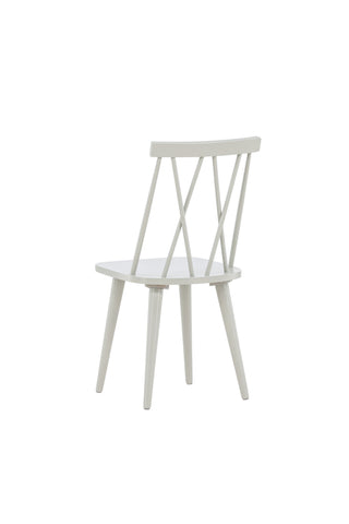 Venture Home Mariette Matstol 2-pack - Ljusgrå / Ljusgrå Massivt gummiträ
