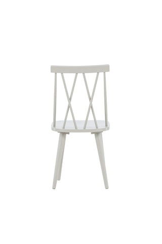 Venture Home Mariette Matstol 2-pack - Ljusgrå / Ljusgrå Massivt gummiträ