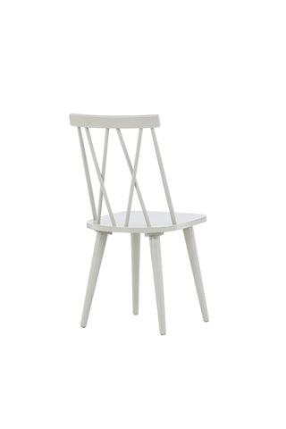 Venture Home Mariette Matstol 2-pack - Ljusgrå / Ljusgrå Massivt gummiträ