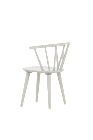 Venture Home Bobby Matstol 2-pack - Ljusgrå / Ljusgrå Massivt gummiträ