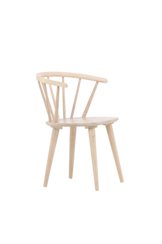 Venture Home Bobby Matstol 2-pack - Whitewash / Whitewash Massivt gummiträ