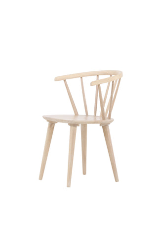 Venture Home Bobby Matstol 2-pack - Whitewash / Whitewash Massivt gummiträ