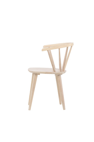 Venture Home Bobby Matstol 2-pack - Whitewash / Whitewash Massivt gummiträ