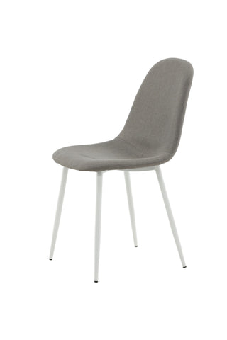 Venture Home Polar Matstol - Vit / Mellangrå