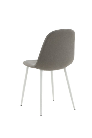Venture Home Polar Matstol - Vit / Mellangrå