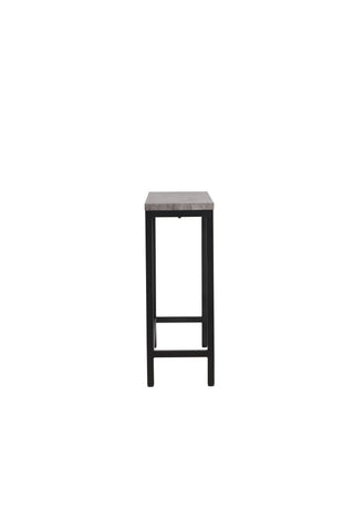 Rise Sidobord - Svart / Betong-look - 110*30*H80 (ersätter 19918-668)