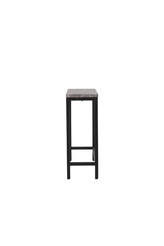 Rise Sidobord - Svart / Betong-look - 110*30*H80 (ersätter 19918-668)