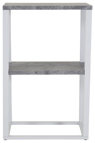 Venture Home Rise Sängbord - Vit / Betong-Look 45*30*H70