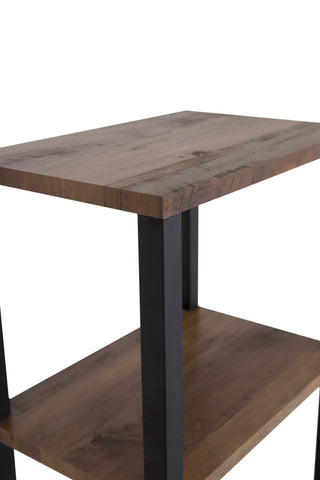 Rise Sängbord - Svart / Teak-Look 45*30*H70 (ersätter 19919-778)