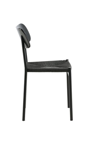 Venture Home Polly Matstol 2-pack - Svart / Svart