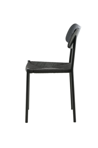 Venture Home Polly Matstol 2-pack - Svart / Svart