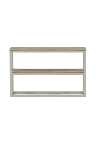 Rise Dubbelt sidobord - Grå/Ask Papperslaminat