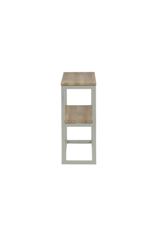 Rise Dubbelt sidobord - Grå/Ask Papperslaminat