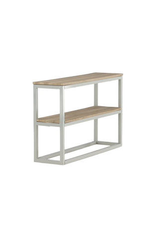 Rise Dubbelt sidobord - Grå/Ask Papperslaminat