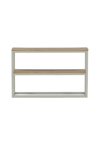 Rise Dubbelt sidobord - Grå/Ask Papperslaminat